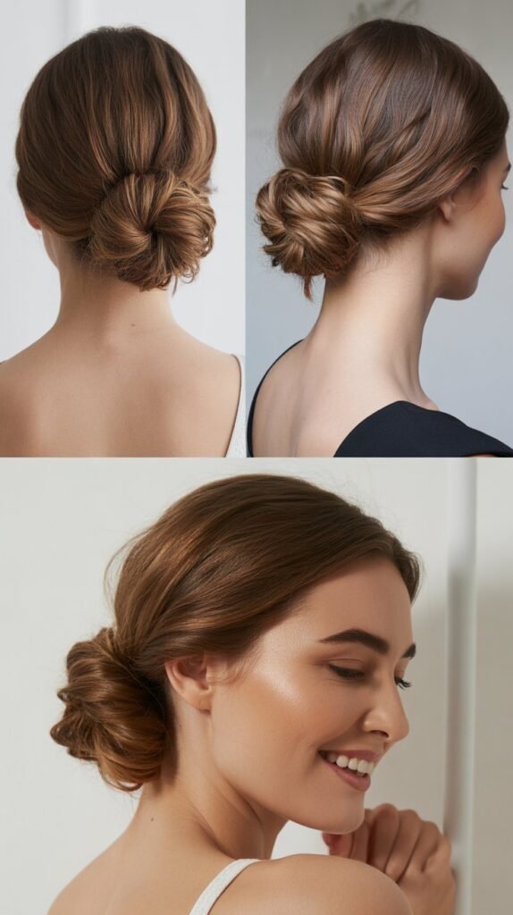 Twisted Low Bun