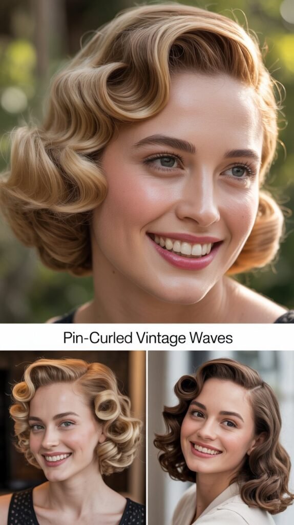  Pin-Curled Vintage Waves
