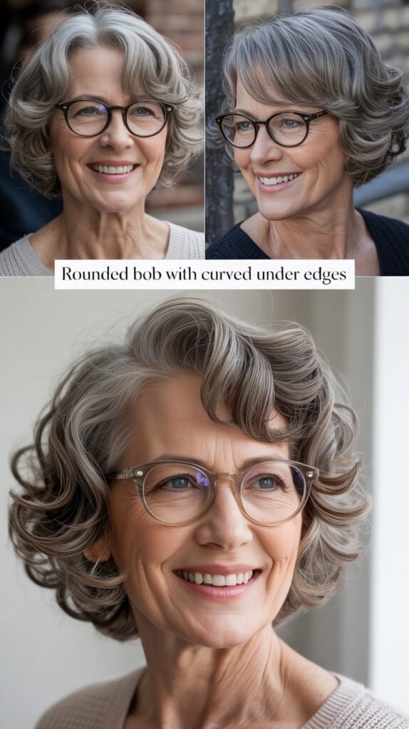 Rounded Bob with Curved Under Edges