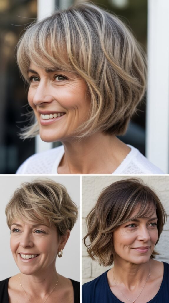  Asymmetrical Bangs with Asymmetrical Cut