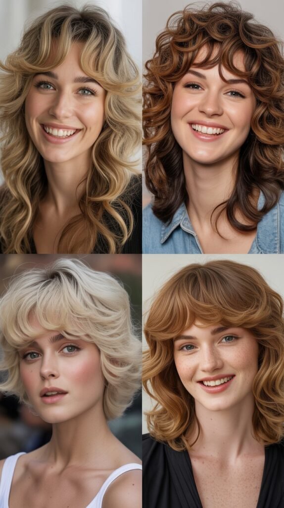 Long Bob With Layered Bangs And Front Sections