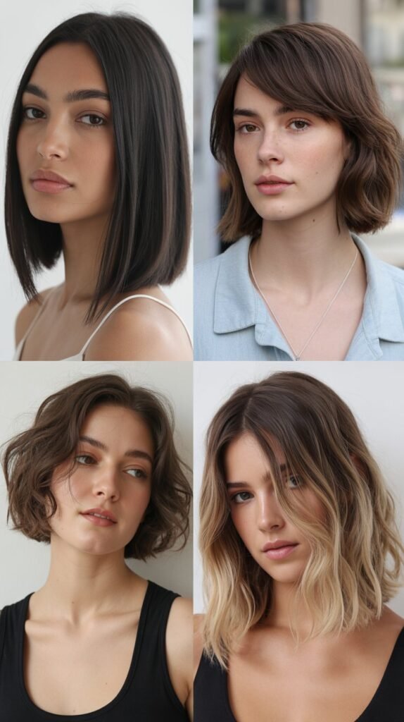 Angled Long Bob (A-Line Cut)