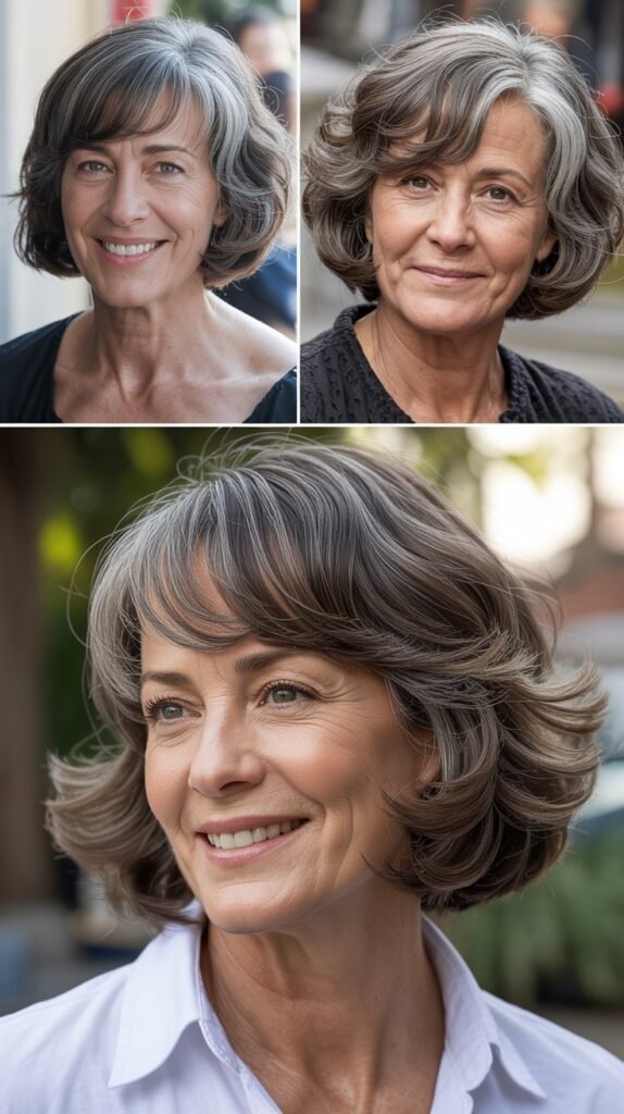 The Bob with Side-Swept Bangs