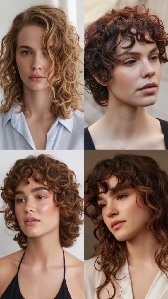 The Side-Swept Curls