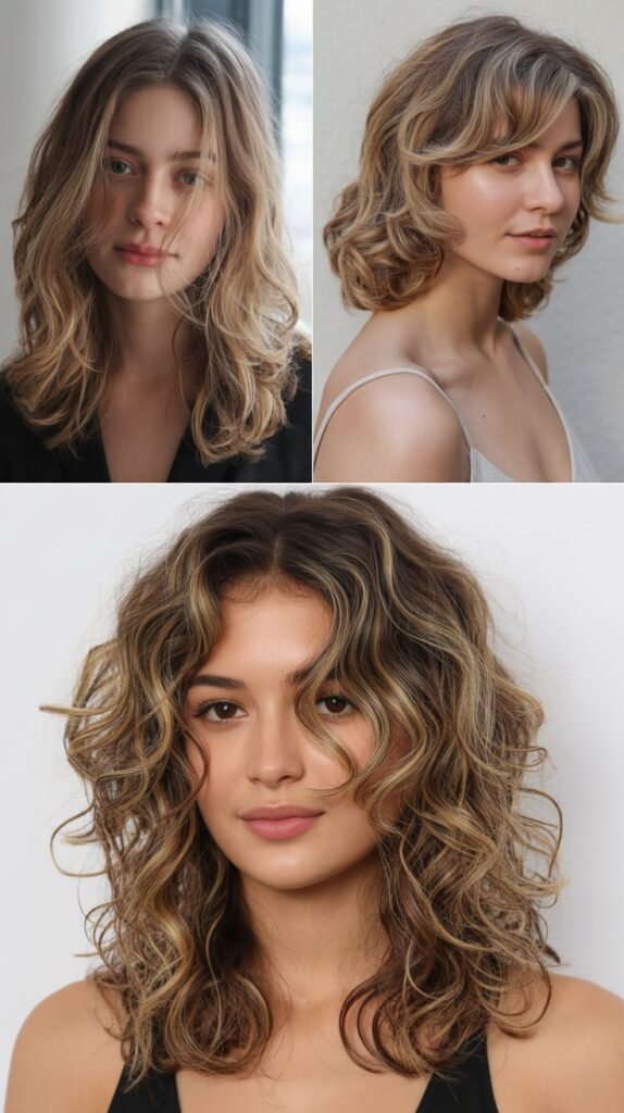 The Tousled Waves with Highlights