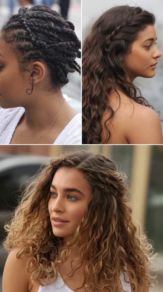  Twisted Crown with Flowing Waves