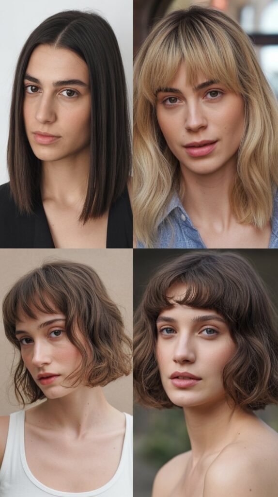 Curtain Bangs for Fine Hair