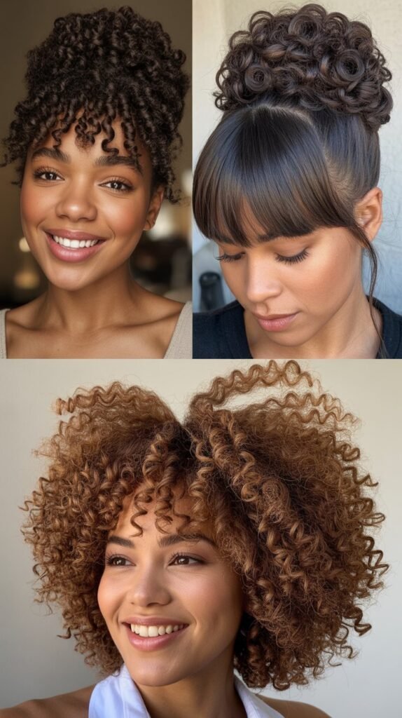 Stacked Crown With Front Bangs