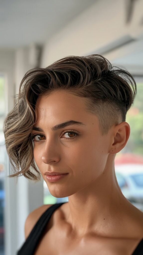 Pixie with Long Top and Short Sides