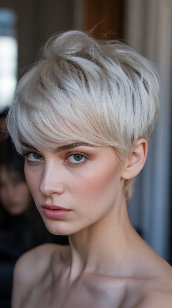 The Platinum Blonde Pixie