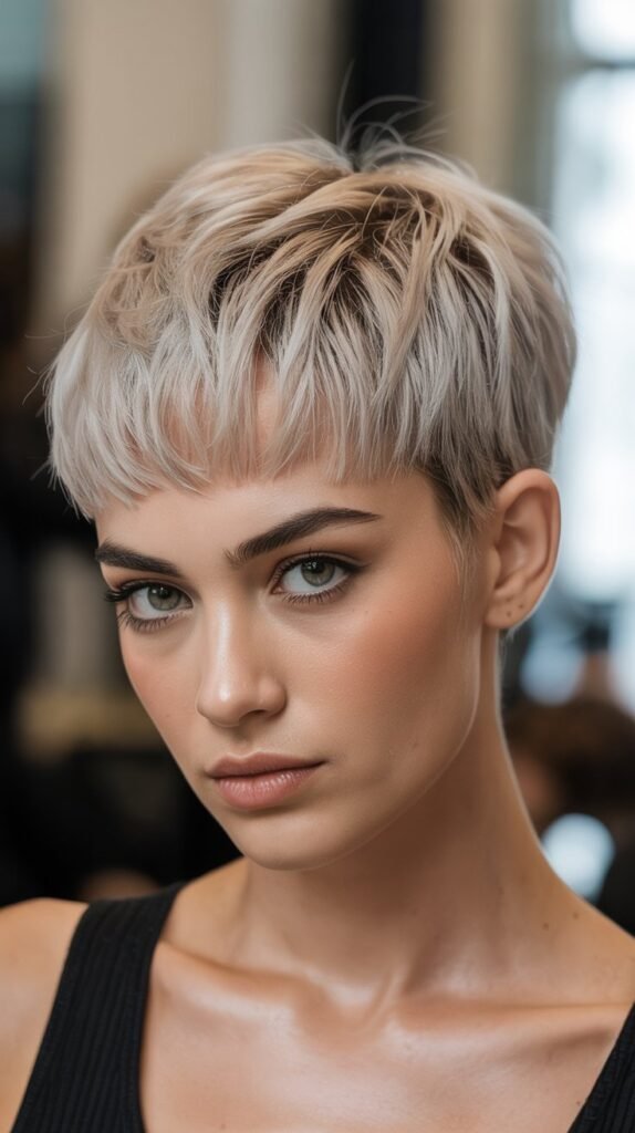  Pixie with Micro Bangs