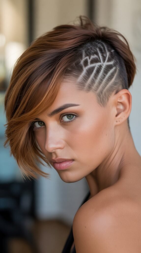  The Side Shave Pixie