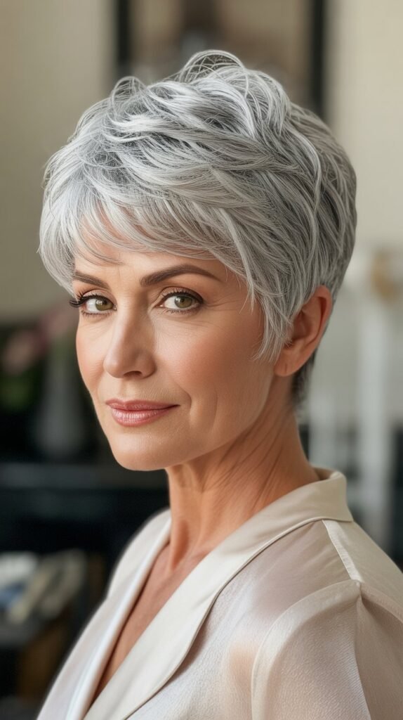  The Pixie with Textured Fringe