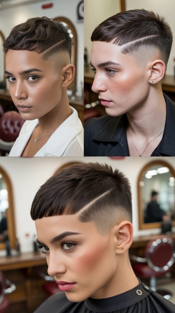 Mini Pixie with Temple Fade