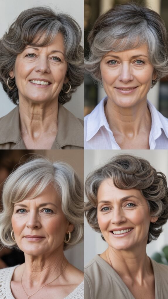 Feathered Layered Crop