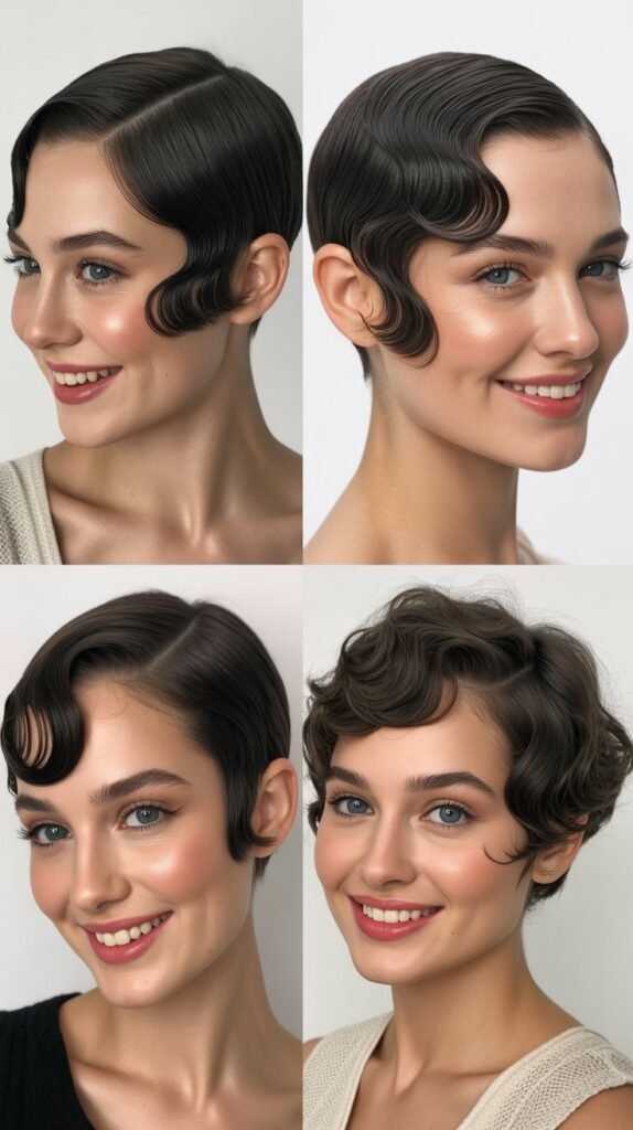 . Finger-Wave Mini Pixie