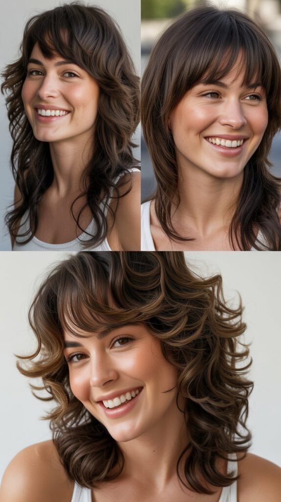 Textured Layers With Side Bangs