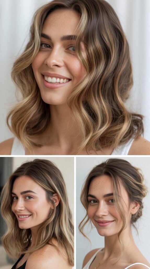 Sandy Brown with Blonde Balayage