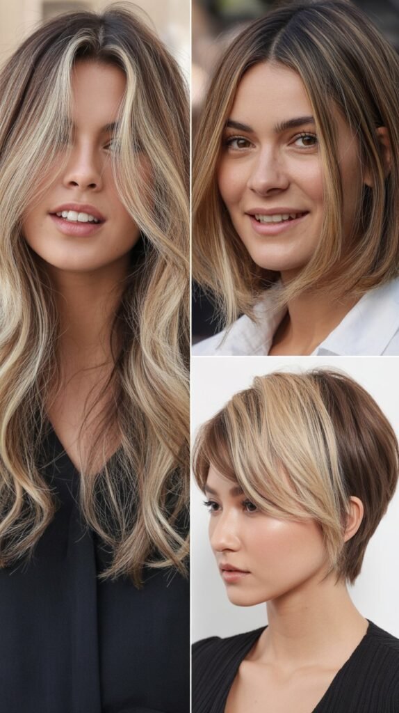  Bright Face-Framing Contrast