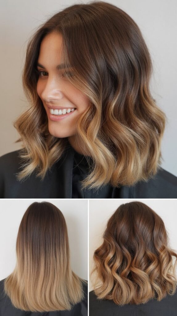 Espresso Fade Money Piece for Ombré Effect