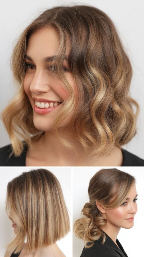 Warm Honey Blonde Balayage