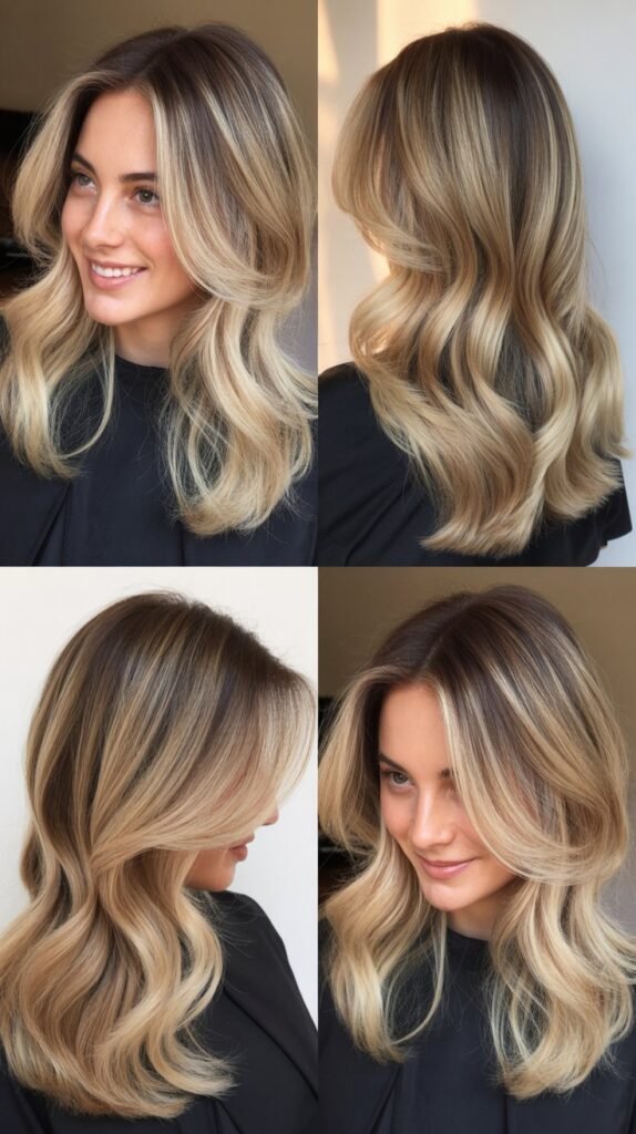  Blonde Balayage Layers