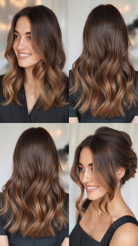 Warm Toffee and Honey Balayage