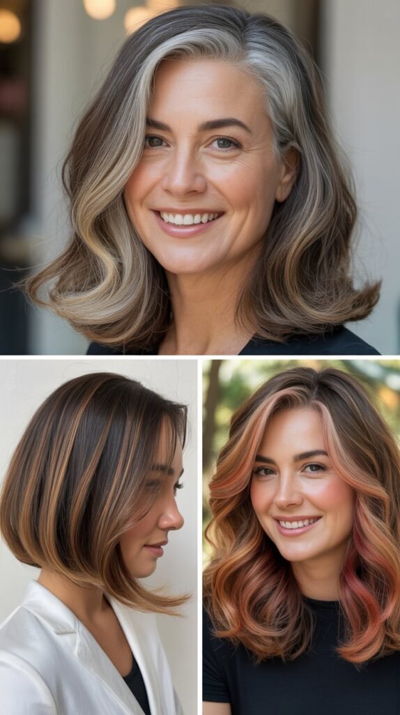 Highlights for Gray Hair Coverage
