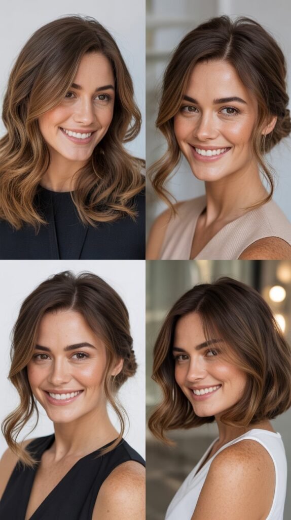 Medium Brown with Amber Highlights