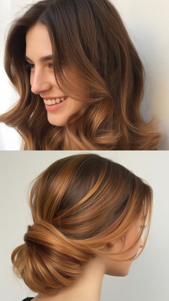  Amber Brown Balayage