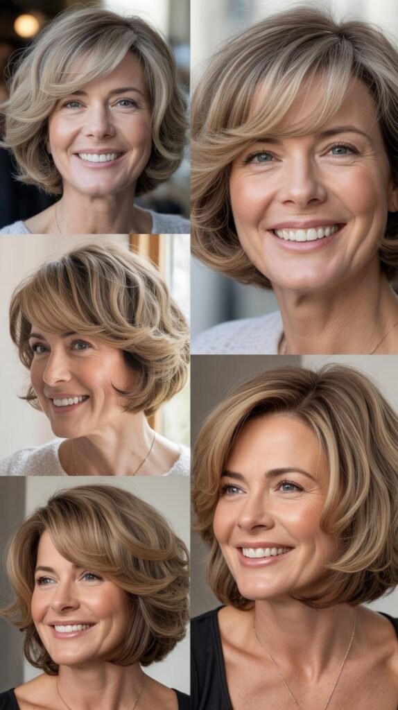 Voluminous Bob with Root Lift Products