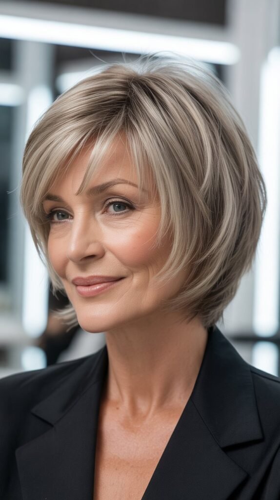 The Shattered Bob with Razor-Cut Ends