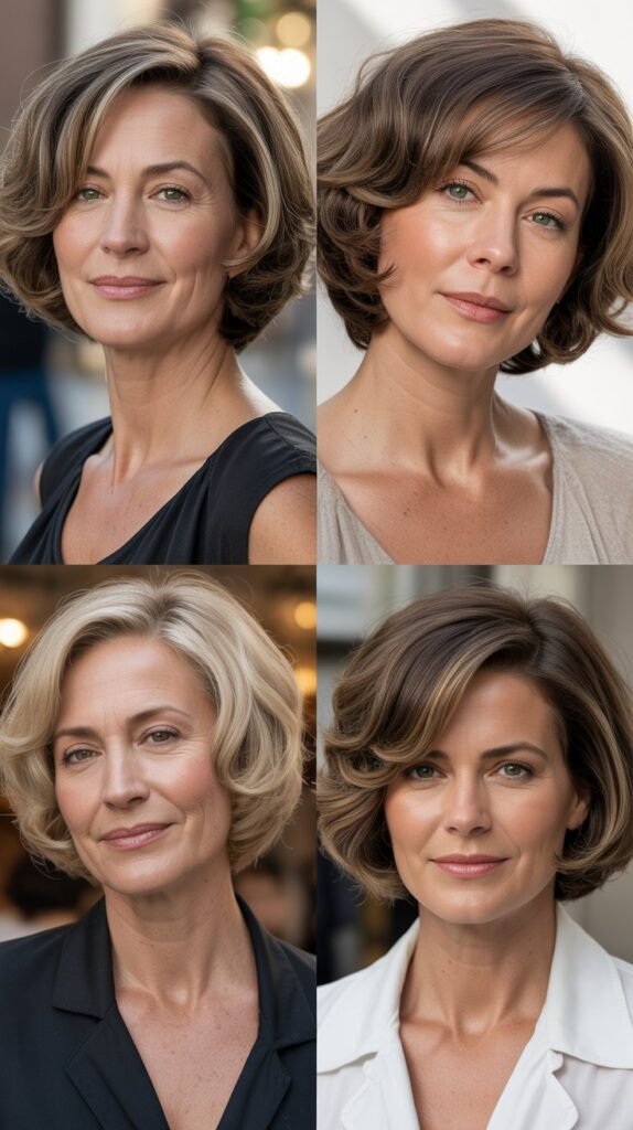 Tapered Bob with Volume Crown