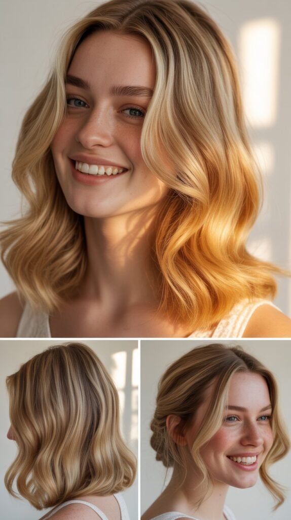 Sunset Blonde Tones