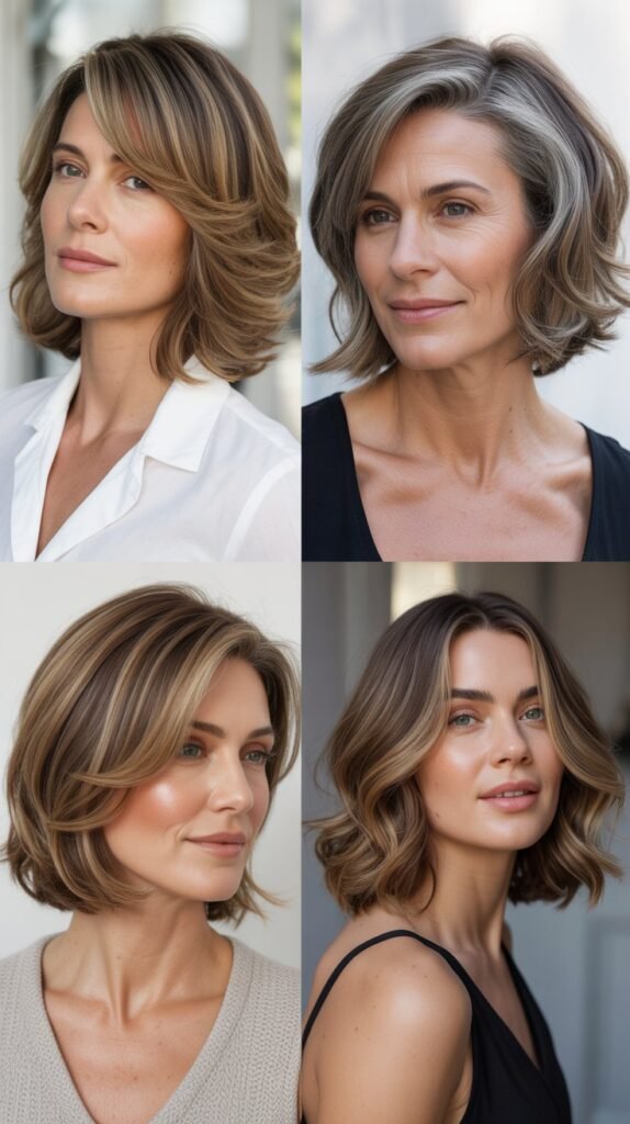 Warm Highlights with Cool Gray Base