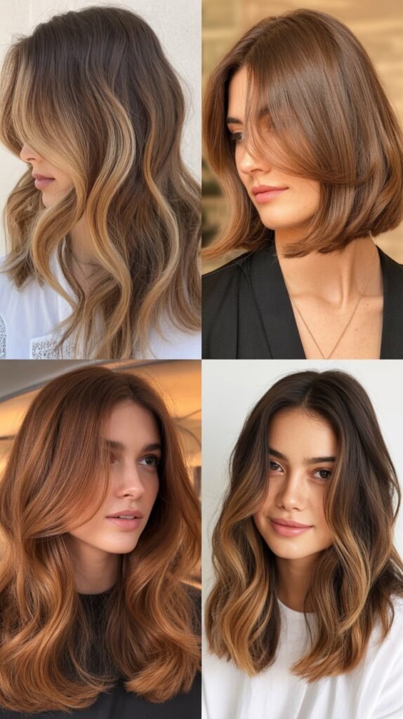 Classic Caramel Highlights for Warm Dimension