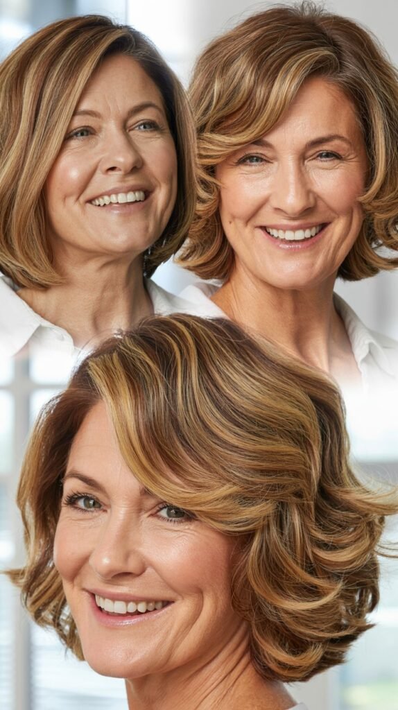 Textured Lob with Balayage