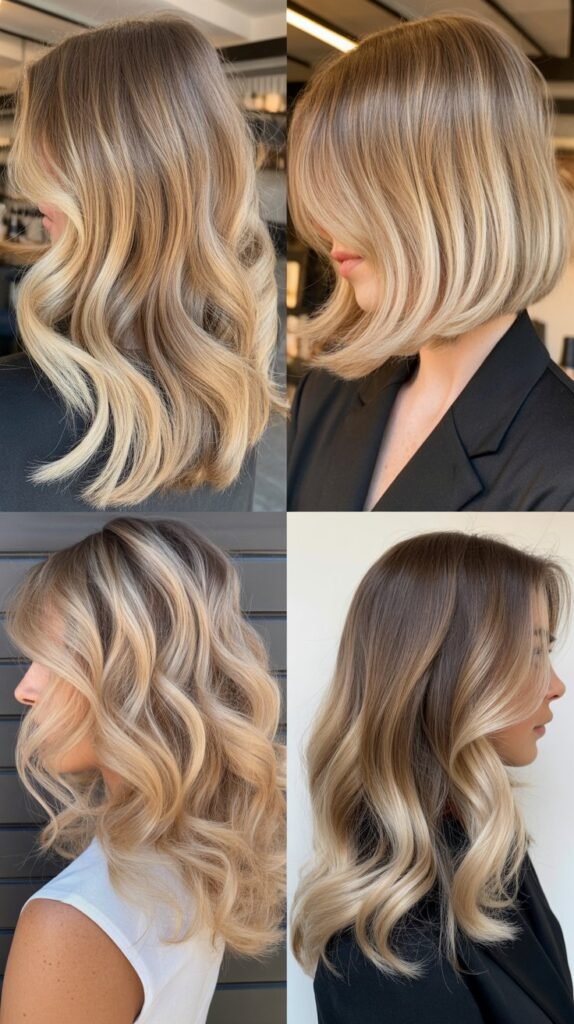 Blonde Color Melting: Seamless Transitions