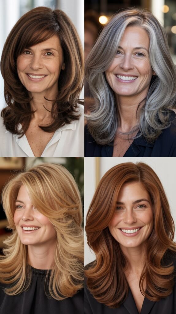 . Long Hair with Graduated Layers