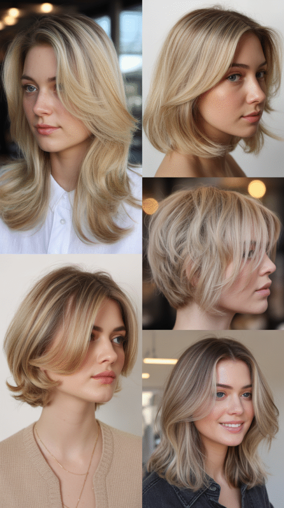 Sandy Brown Roots With Blonde Ends