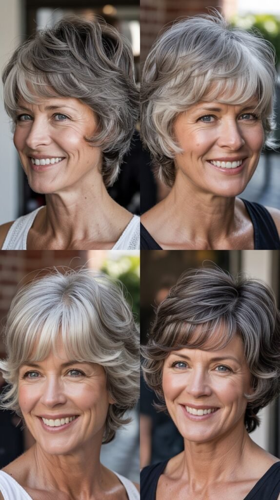 Short Layered Shag with Fringe