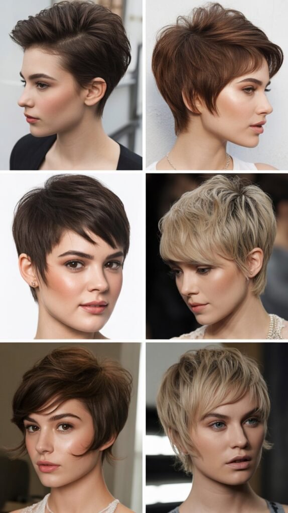 26. Voluminous Teased Pixie