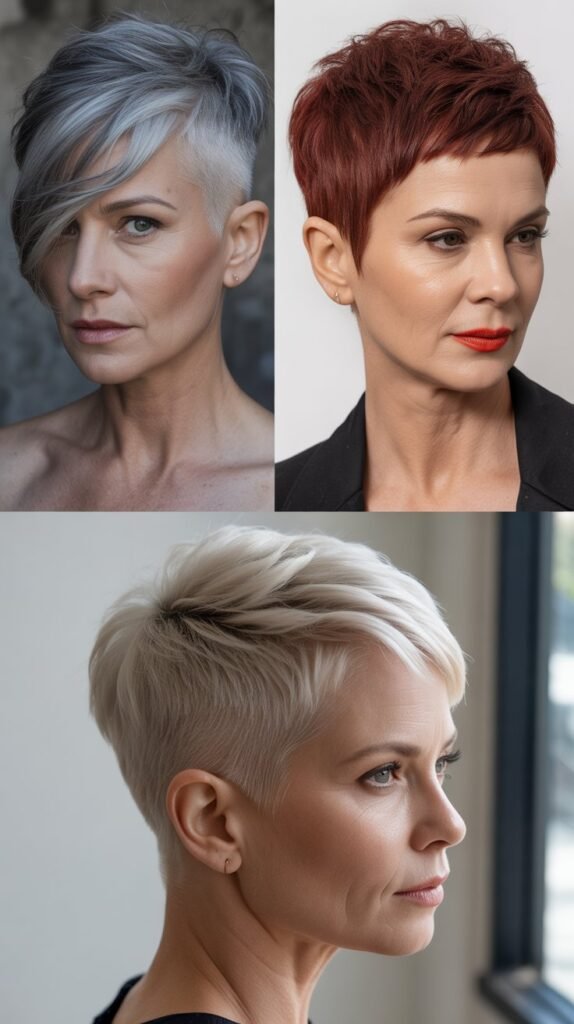 Undercut Pixie with Volume on Top