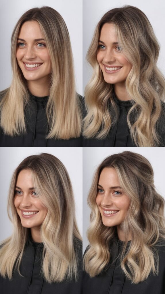 Ash Blonde With Rooted Depth