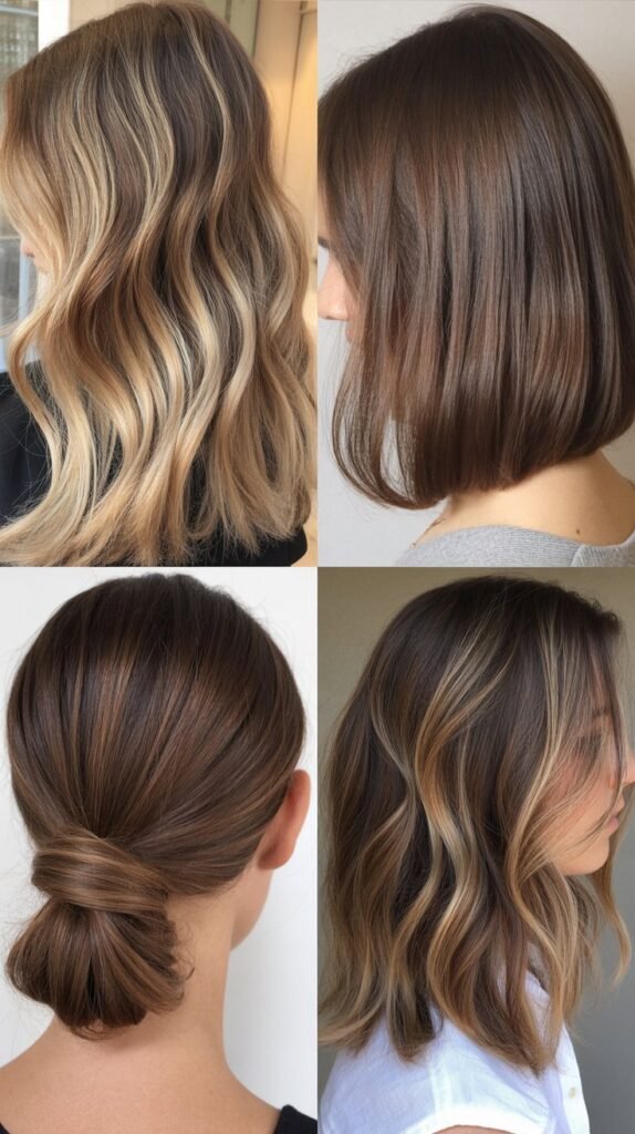 Blonde Babylights on Dark Brunette