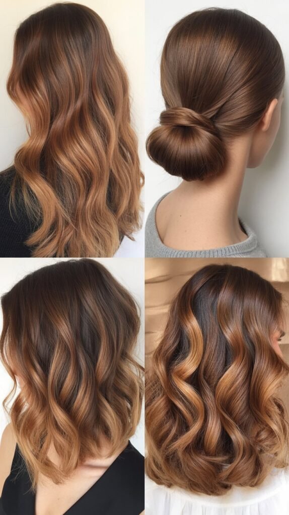  Warm Toffee Balayage