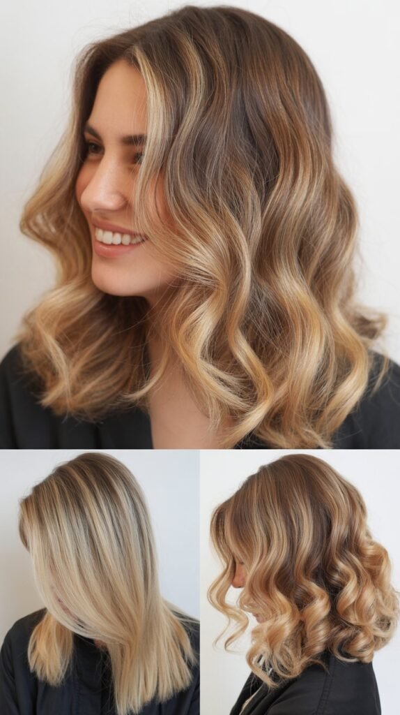 Textured Blonde Balayage