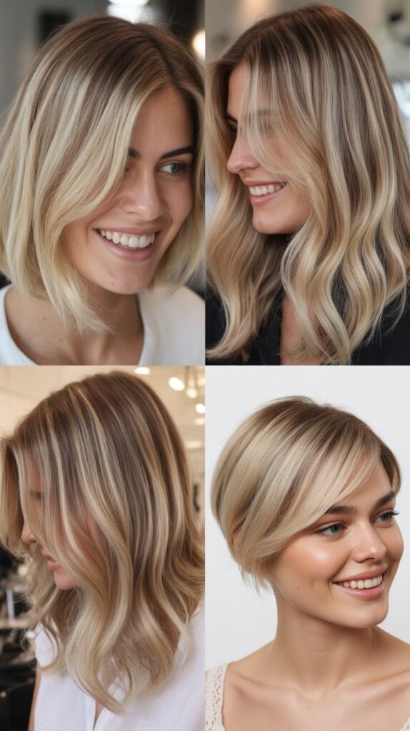 Blonde Balayage for Fine Hair