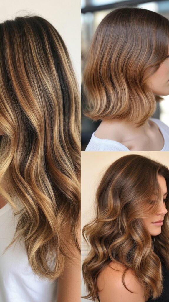 Honey Balayage with Root Stretch
