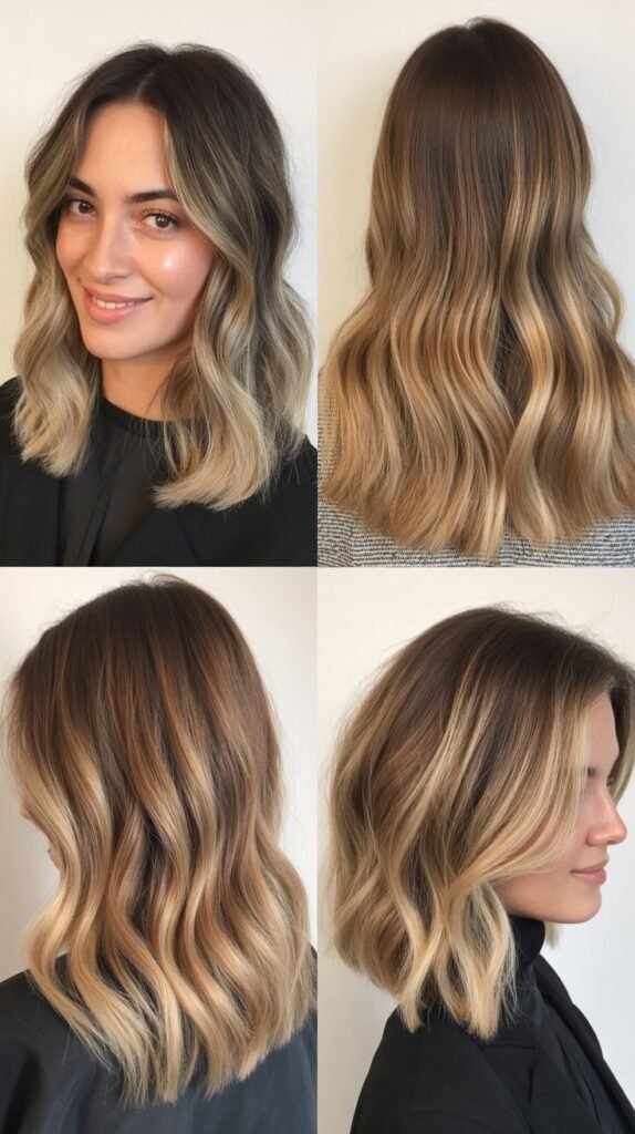  Rooted Blonde Balayage